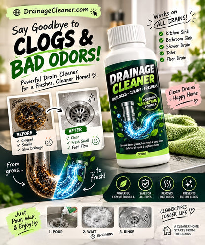 Instant Drainage Cleaner Powder (PACK OF 3) Bumper Offer 60% OFF