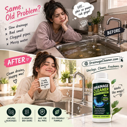 Instant Drainage Cleaner Powder (PACK OF 3) Bumper Offer 60% OFF